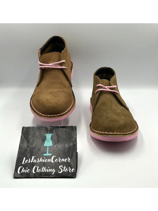 Veldskoen Tan Suede Heritage Uhambo Pink Sole Chukka Boot 8 Men’s/Women’s 10 main image 16